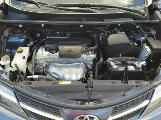 2T3ZFREV3EW114897 - 2014 TOYOTA RAV4 LE BLUE photo 7