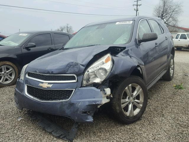 2GNALBEK2D6168678 - 2013 CHEVROLET EQUINOX LS BLUE photo 2