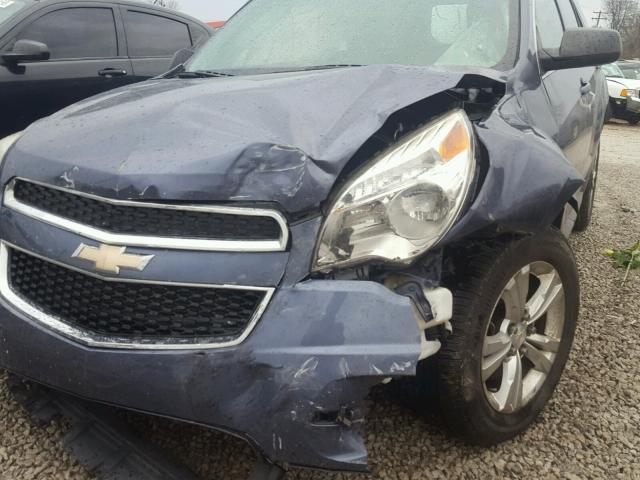 2GNALBEK2D6168678 - 2013 CHEVROLET EQUINOX LS BLUE photo 9