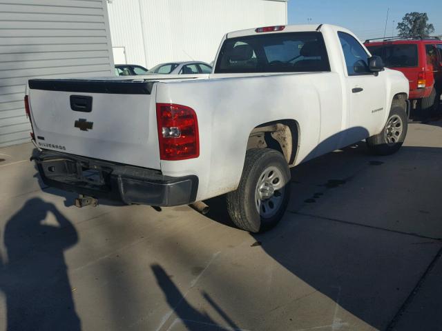 1GCPCPEAXAZ275825 - 2010 CHEVROLET SILVERADO WHITE photo 4