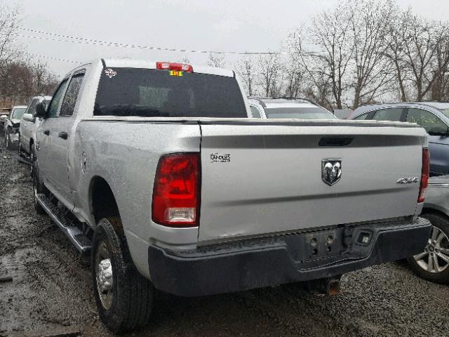 3C6UR5CL4DG519443 - 2013 RAM 2500 ST SILVER photo 3