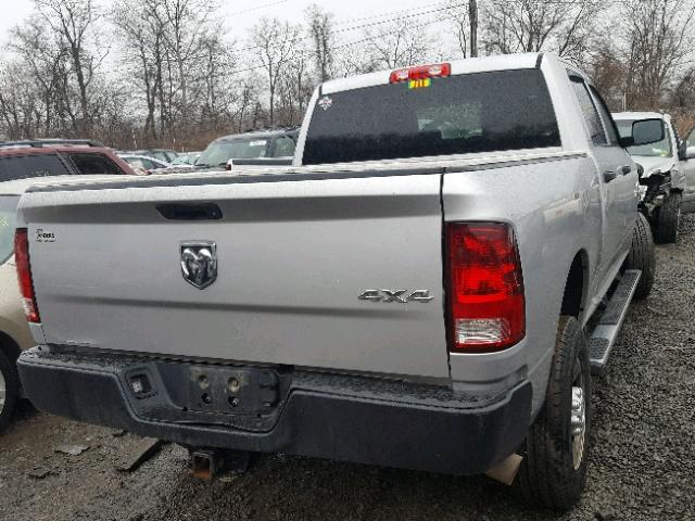 3C6UR5CL4DG519443 - 2013 RAM 2500 ST SILVER photo 4