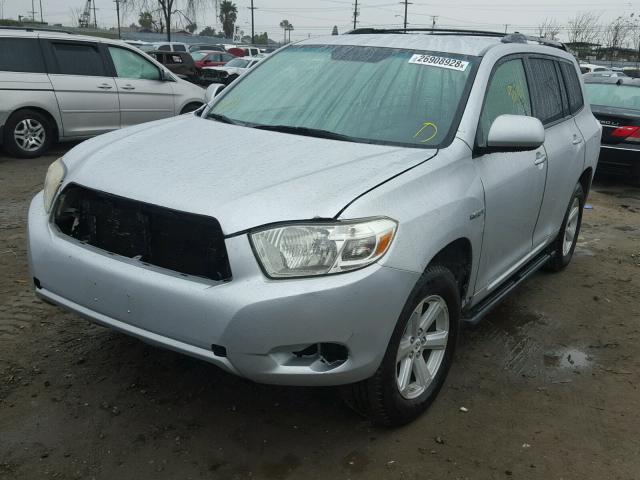 JTEEW41A482014403 - 2008 TOYOTA HIGHLANDER SILVER photo 2