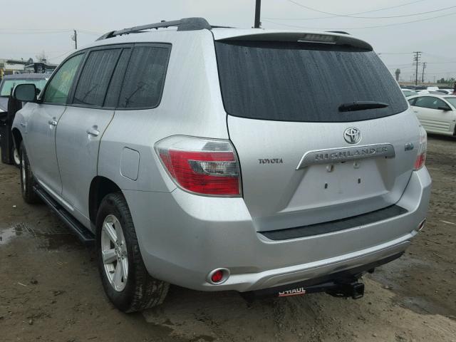 JTEEW41A482014403 - 2008 TOYOTA HIGHLANDER SILVER photo 3