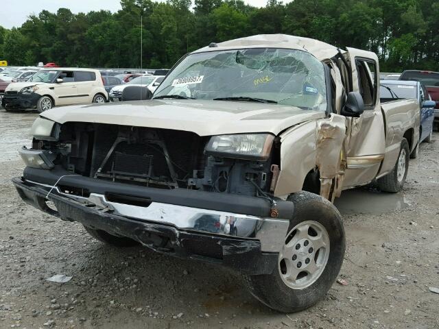 2GCEC19T741312200 - 2004 CHEVROLET SILVERADO BEIGE photo 2