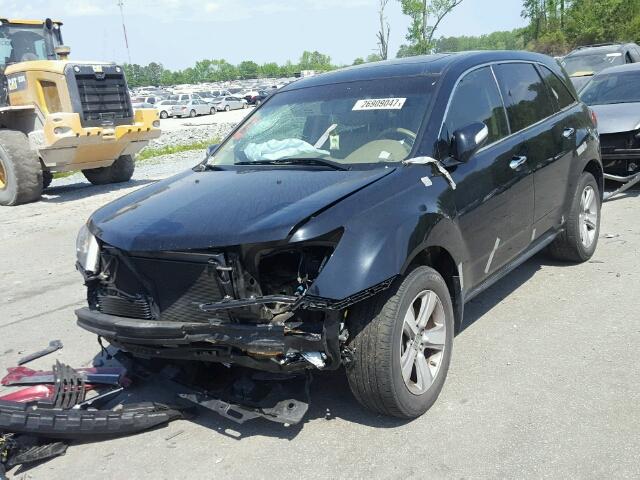 2HNYD2H23DH510895 - 2013 ACURA MDX BLACK photo 2