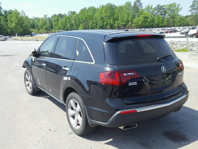 2HNYD2H23DH510895 - 2013 ACURA MDX BLACK photo 3