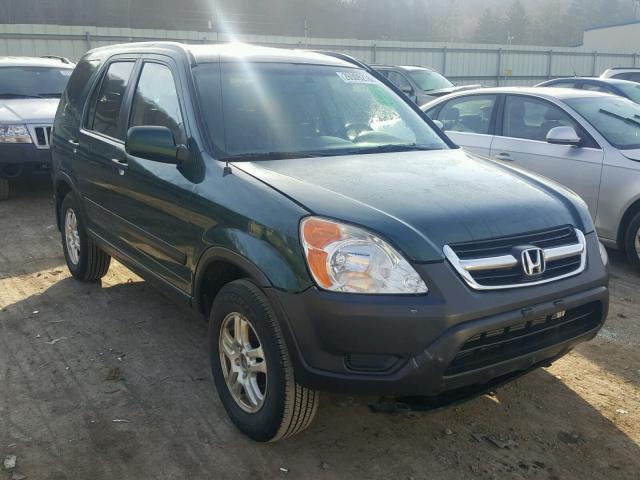 JHLRD78894C050885 - 2004 HONDA CR-V EX GREEN photo 1