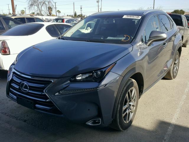 JTJYARBZ7G2042855 - 2016 LEXUS NX 200T GRAY photo 2