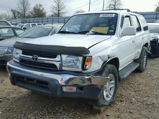 JT3HN86R310352147 - 2001 TOYOTA 4RUNNER SR WHITE photo 2