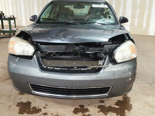 1G1ZS51F86F163768 - 2006 CHEVROLET MALIBU LS GRAY photo 9