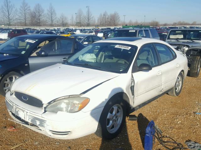 1FAFP55244A192705 - 2004 FORD TAURUS SES WHITE photo 2