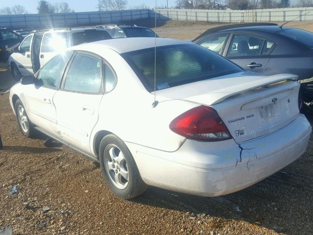 1FAFP55244A192705 - 2004 FORD TAURUS SES WHITE photo 3