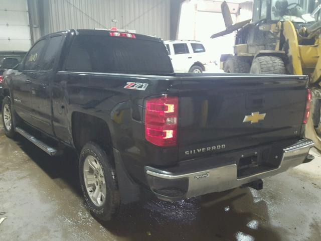 1GCVKREC4FZ405273 - 2015 CHEVROLET SILVERADO BLACK photo 3