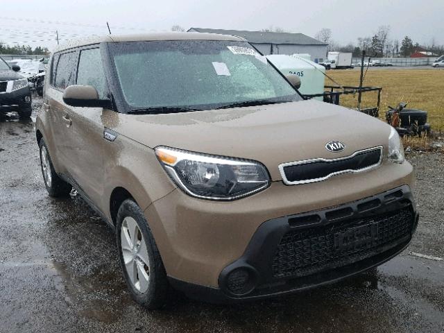 KNDJN2A26G7261782 - 2016 KIA SOUL BROWN photo 1