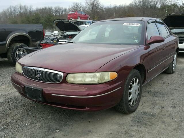 2G4WS52M9V1470908 - 1997 BUICK CENTURY CU BURGUNDY photo 2