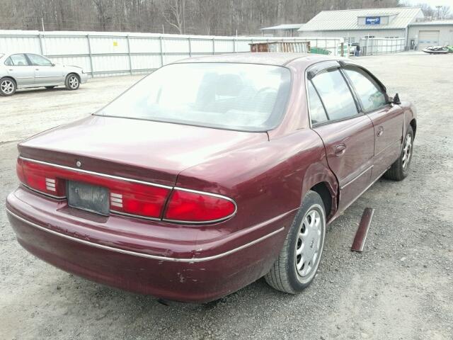 2G4WS52M9V1470908 - 1997 BUICK CENTURY CU BURGUNDY photo 4