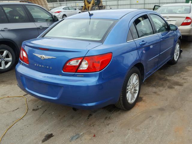 1C3LC56R88N205866 - 2008 CHRYSLER SEBRING TO BLUE photo 4