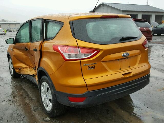 1FMCU0F77GUC04914 - 2016 FORD ESCAPE S ORANGE photo 3