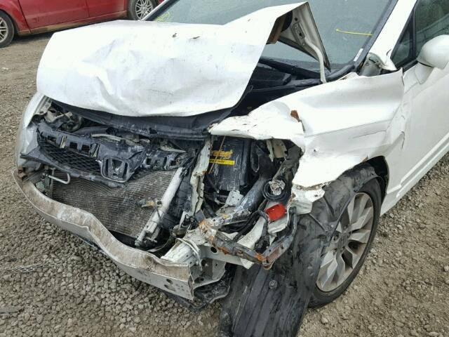 2HGFA16929H529706 - 2009 HONDA CIVIC EXL 白色 照片 9