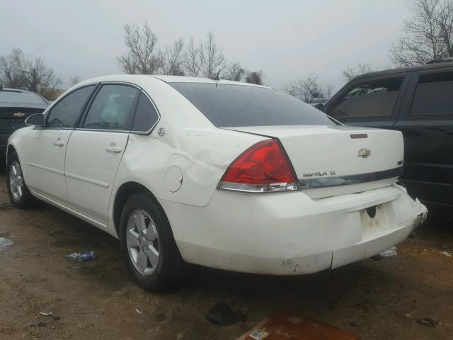 2G1WT58K879412471 - 2007 CHEVROLET IMPALA LT WHITE photo 3