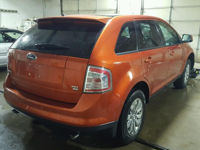 2FMDK49C97BA81200 - 2007 FORD EDGE SEL P ORANGE photo 4