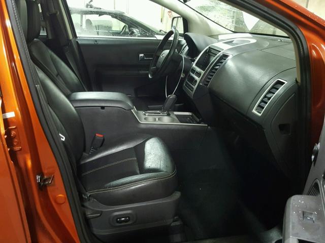 2FMDK49C97BA81200 - 2007 FORD EDGE SEL P ORANGE photo 5