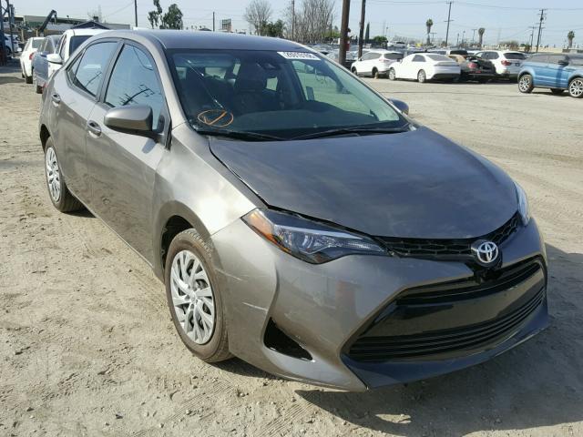 5YFBURHE6HP615798 - 2017 TOYOTA COROLLA L GRAY photo 1