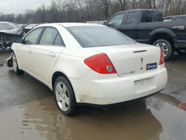 1G2ZG57B194140995 - 2009 PONTIAC G6 WHITE photo 3