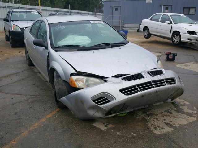 1B3EL46T46N267998 - 2006 DODGE STRATUS SX SILVER photo 1