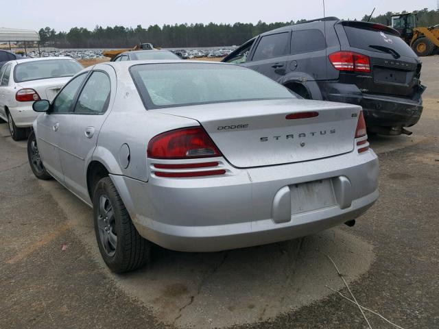 1B3EL46T46N267998 - 2006 DODGE STRATUS SX SILVER photo 3