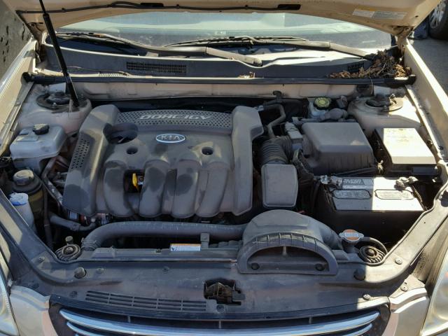 KNAGE123375088520 - 2007 KIA OPTIMA LX TAN photo 7