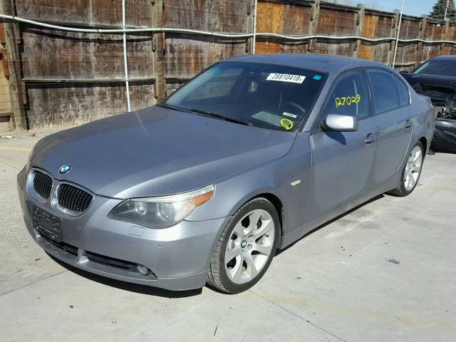 WBANB53537CN93699 - 2007 BMW 550 I SILVER photo 2