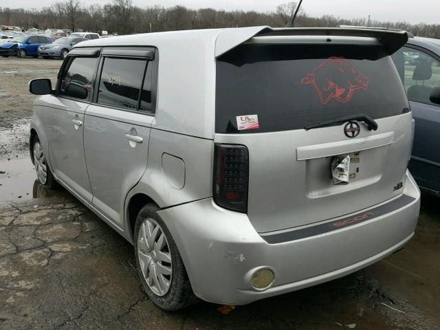 JTLKE50E691071458 - 2009 TOYOTA SCION XB 银色 照片 3