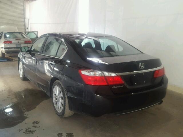 1HGCR2F78EA239270 - 2014 HONDA ACCORD EX BLACK photo 3