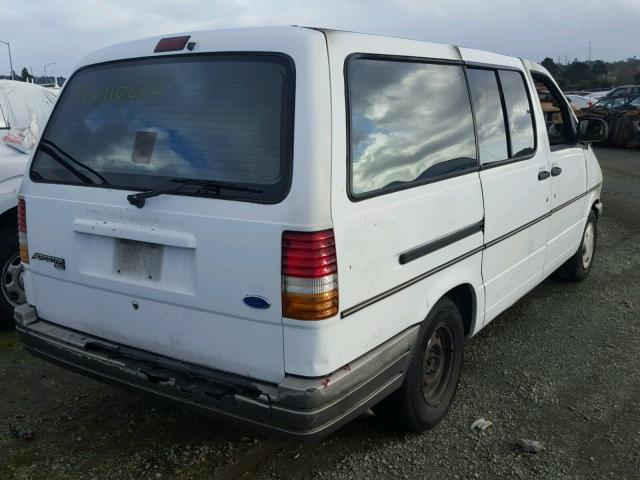 1FMDA31U9RZB17405 - 1994 FORD AEROSTAR WHITE photo 4