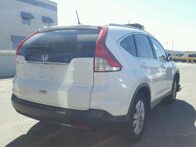 5J6RM3H77DL039083 - 2013 HONDA CR-V EXL WHITE photo 4