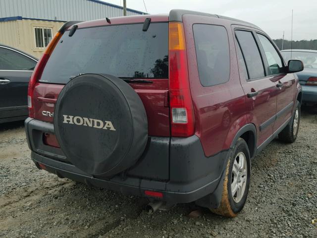 SHSRD78813U126624 - 2003 HONDA CR-V EX RED photo 4