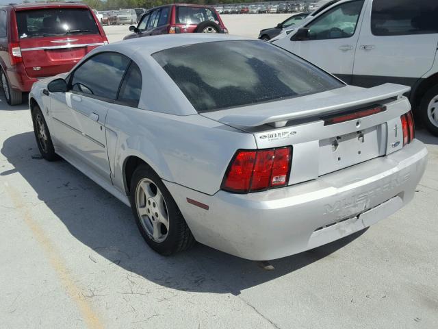 1FAFP40481F194264 - 2001 FORD MUSTANG SILVER photo 3