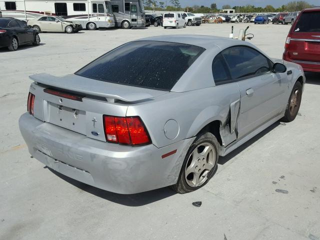 1FAFP40481F194264 - 2001 FORD MUSTANG SILVER photo 4