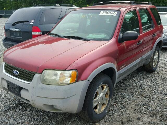 1FMYU04191KA99137 - 2001 FORD ESCAPE XLT RED photo 2