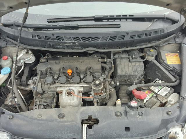 2HGFG1B69AH530463 - 2010 HONDA CIVIC LX SILVER photo 7