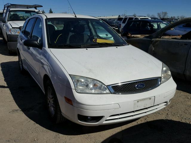 1FAHP37N07W113851 - 2007 FORD FOCUS ZX5 WHITE photo 1