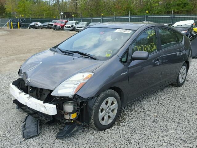 JTDKB20U873258941 - 2007 TOYOTA PRIUS GRAY photo 2