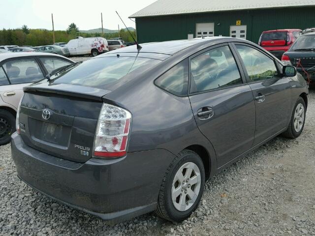 JTDKB20U873258941 - 2007 TOYOTA PRIUS GRAY photo 4