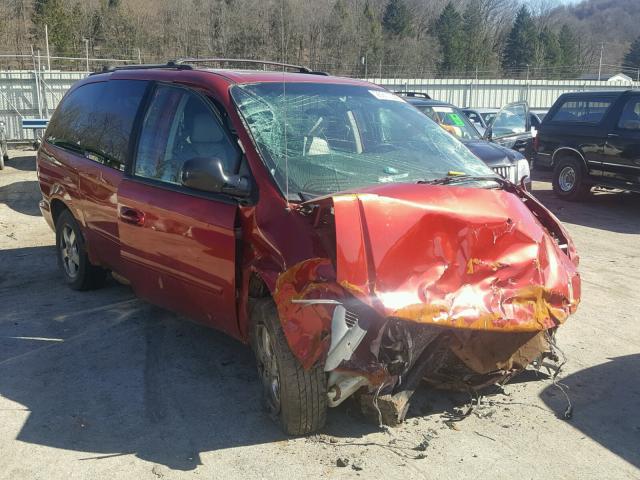 2D4GP44L46R700093 - 2006 DODGE GRAND CARA RED photo 1