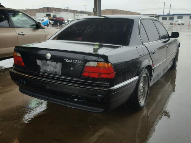 WBAGJ8325WDM10752 - 1998 BMW 740 IL BLACK photo 4