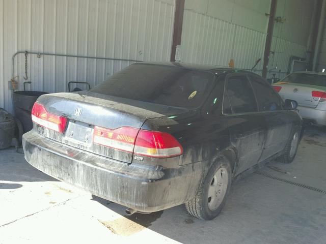 1HGCG16592A052677 - 2002 HONDA ACCORD EX BLACK photo 4