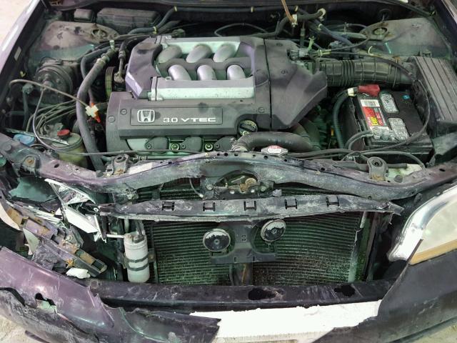 1HGCG16592A052677 - 2002 HONDA ACCORD EX BLACK photo 7