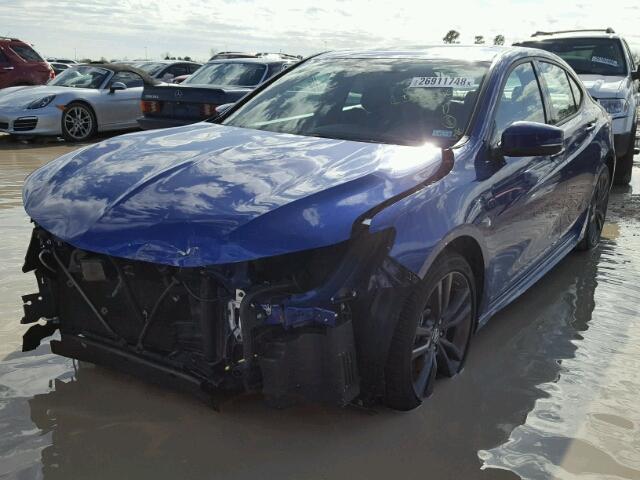 19UUB2F62JA005216 - 2018 ACURA TLX TECH+A Կապույտ լուսանկար 2